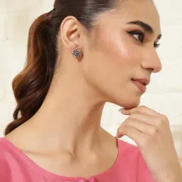 Fabindia 925 Silver Stud Earrings for Women-picture-28