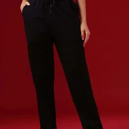 Clovia Black Cotton Comfort Fit Pyjamas-picture-35