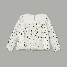 Fame Forever by Lifestyle Girls Off White Regular Fit Top image 2