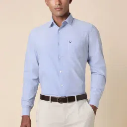 Allen Solly Blue Slim Fit Shirt-image-40
