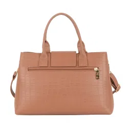 Baggit Tan Animal Effect Medium Satchel image 2