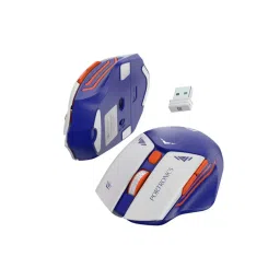 Portronics Vader Pro Wireless Gaming Mouse with 2.4 GHz Receiver & 6 Buttons (Indigo Blue) image 2