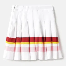United Colors of Benetton Girls White Cotton Skirts image 2