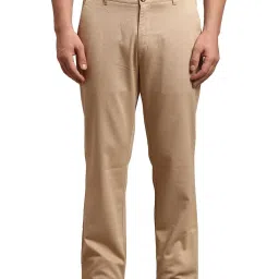 ColorPlus Brown  Regular Fit Trousers image 1