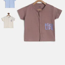 MINIKLUB Kids Multicolor Printed T-Shirt (Pack Of 3) image 1