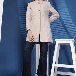 The Roadster Lifestyle Co Mock Collar Overcoat image 4