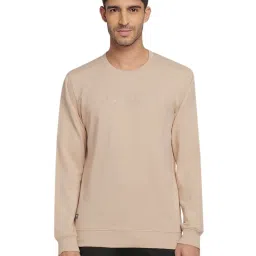Wildcraft Beige Regular Fit Printed Sweatshirt image 1