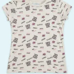 Pantaloons Junior Off-White Cotton Printed T-Shirt-image-76