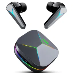 Mivi Commando Q9 In Ear BT Gaming Earbuds with 72 Hrs Playtime & Dual RGB (Grey, True Wireless) image 1