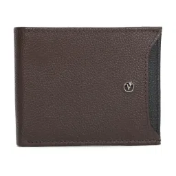 Van Heusen Brown Leather Bi-Fold Wallet for Men image 1