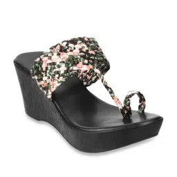 Metro Women's Multicolor Toe Ring Wedges image 2