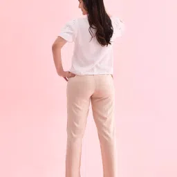 go colors! Go Colors Beige Relaxed Fit Pants image 2