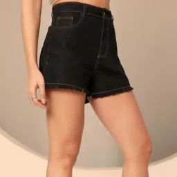 Dolce Crudo Black Relaxed Fit Shorts image 4