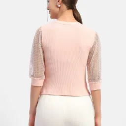 MADAME Pink Regular Fit Top image 2