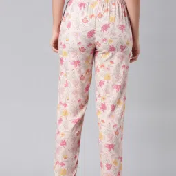 go colors! Go Colors Medium Pink Printed Lounge Pants image 2