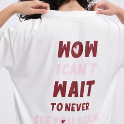 glitchez Loud & Proud Printed Oversized Fit T-shirt image 3