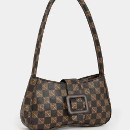 Styli Brown Printed Shoulder Bag image 2