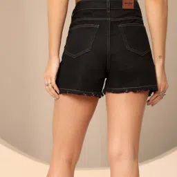 Dolce Crudo Black Relaxed Fit Shorts image 2