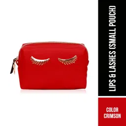 Colorbar Pouch Lips & Lashes (small Pouch) - Crimson image 1