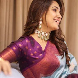 YAMUNE Woven Design Zari Art Silk Banarasi Saree image 3