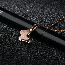 Zabby Allen Rose Gold-Plated Stainless Steel Butterfly Shaped Chain-picture-12