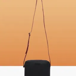 Caprese Black Maree Faux Leather Cross Body Bag-image-77