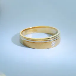 Malabar Gold and Diamonds 18k Gold Band Ring for Men-image-75