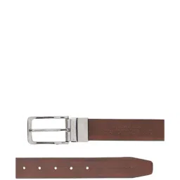 Peter England Black & Brown Leather Reversible Belt For Men image 3
