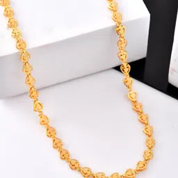 VOJ Brass Gold-Plated Handcrafted Chain-picture-23