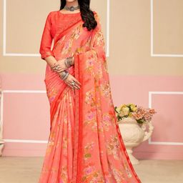 LeeliPeeri Designer Printed and Lace Work Saree-picture-35