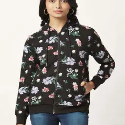 Honey by Pantaloons Black Cotton Floral Print Sweatshirt-image-27