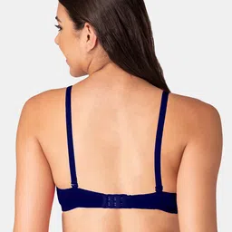 KOMLI Pack of 2 Non-Padded All Day Comfort Seamless Cotton T-shirt Bra image 2