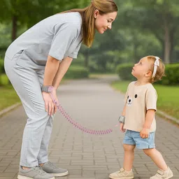 Bembika Anti-Lost Wrist Chain for Kids - Pink-picture-40