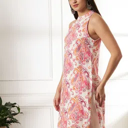 Anouk Rustic Women Ethnic Motifs Printed Halter Neck Kurta image 2