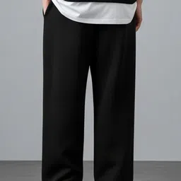 CLOTH N CODE Men Relaxed Loose Fit Trousers image 3