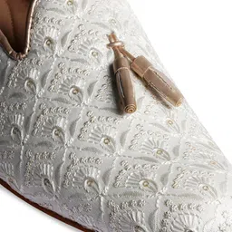 TANNY SHOES Men Velvet Round Toe Slip-On Lightweight Mojaris image 4