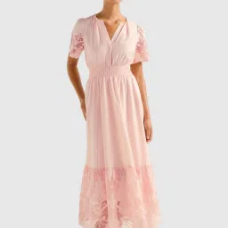 forever new Eleanor Cutwork Maxi Dress image 1
