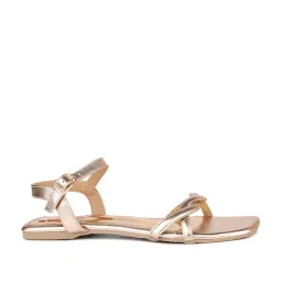 Inc.5 Women's Rose Gold Ankle Strap Sandals image 1