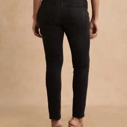 RAREISM Black Cotton Blend Solid Jeans image 2