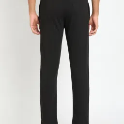 Club York Black Regular Fit Printed Trackpants image 2