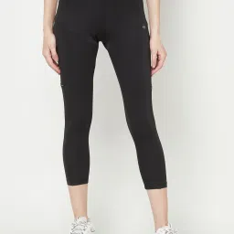 Crimsoune Club Black Mid Rise Capris image 1