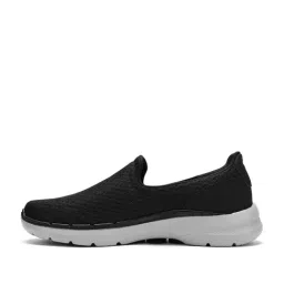 Skechers Men's GO WALK 6 - MOTLEY Black Walking Shoes image 3
