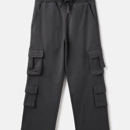 United Colors of Benetton Boys Grey Cotton Trouser-picture-33