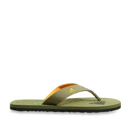 Adidas Men's AVIATE Olive Flip Flops image 1