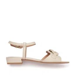 Geox Women's D New Eraklia 15 D Off White Back Strap Sandals image 2