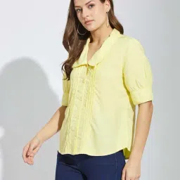 Latin Quarters Yellow Regular Fit Shirt image 3