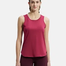 Jockey AW77 Women's Super Combed Cotton Rich Solid Curved Hem Styled Tank Top-picture-14