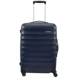 American Tourister Barcelona Blue Textured Hard Cabin Trolley Bag - 40 cm image 1