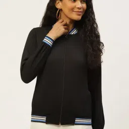 Belle Fille Black Regular Fit Jacket-picture-11