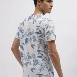 Antony Morato Blue Cotton Regular Fit Printed T-Shirt image 2